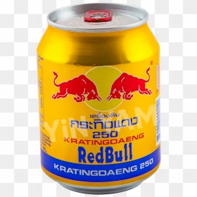 Red Bull Gold Can 250ml - Caffeinated Drink, HD Png Download - red bull can png