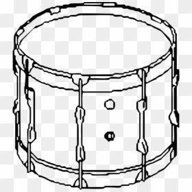 - Marching Snare Drum Drawing Clipart , Png Download - Drawing Of A Snare Drum, Transparent Png - snare drum png