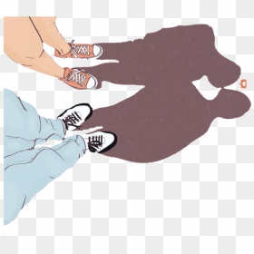 #love #tumblr #couple #shadow - Transparent Couple Png, Png Download - human shadow png