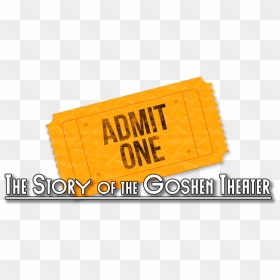 Paper Product, HD Png Download - admit one png