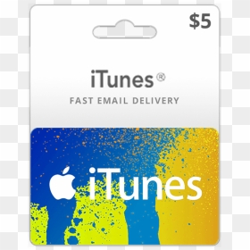 Itunes $5 Gift Card Hd, HD Png Download - itunes gift card png
