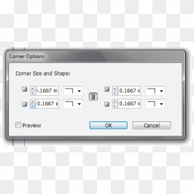 The Corner Options Box Gives Designers Many More Options - Gradient Fill Photoshop, HD Png Download - fancy text box png