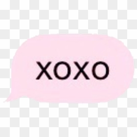 #text #pink #xoxo #cute #speech #bubble #aesthetic - Crown, HD Png Download - speech bubble png cute