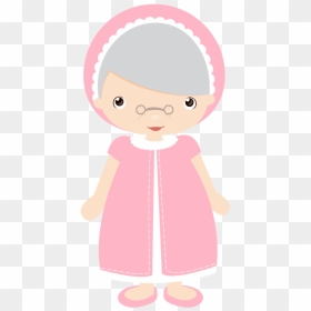 Chapeuzinho Vermelho Ii - Cartoon Grandma Little Red Riding Hood, HD Png Download - little red riding hood png