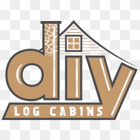 Diy Log Cabins Logo Transparent - Graphic Design, HD Png Download - log cabin png