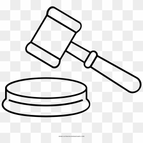 Transparent Mallet Png - Easy To Draw Gavel, Png Download - mallet png
