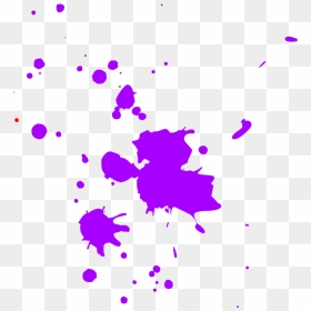 Illustration, HD Png Download - purple paint splatter png