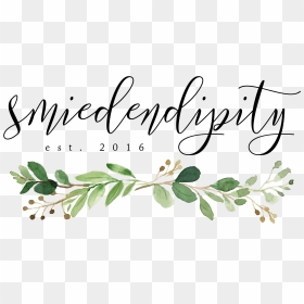 Smiedendipity - Watercolor Greenery Png, Transparent Png - chalk outline png