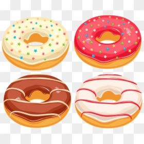 Food Clipart Donut - Transparent Junk Food Food Clipart, HD Png Download - donut clipart png