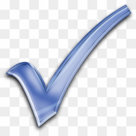 Blue Tick Symbol Png Download - Palomita Texto Png, Transparent Png - tick mark png transparent background