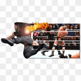 Roman Reigns Vs Triple H Royal Rumble, HD Png Download - wwe roman reigns png