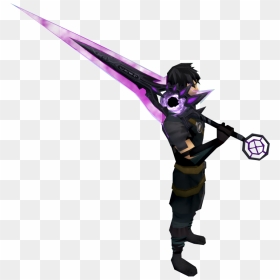 The Runescape Wiki - Rs3 Zaros Godsword, HD Png Download - human shadow png
