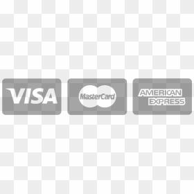 Credit Card - Visa Mastercard American Express Grey, HD Png Download - visa mastercard png