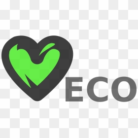 Eco Green Heart, HD Png Download - green heart png