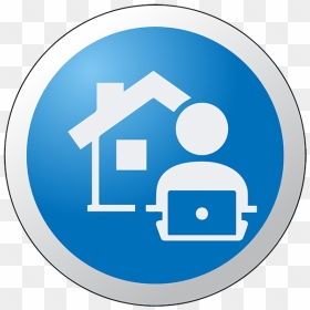 Free Telework Icon, HD Png Download - windows 7 start button icon png