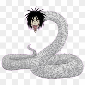 King Of Snakes By Arrancarfighter-d677amr - Orochimaru As A Snake, HD Png Download - orochimaru png