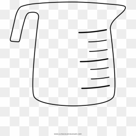 Measuring Cup Coloring Page, HD Png Download - measuring cup png