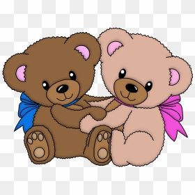 Couple Cute Valentines Day, HD Png Download - teddy bear vector png