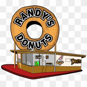 Randy S Donuts - Randys Donuts Clip Art, HD Png Download - donut clipart png