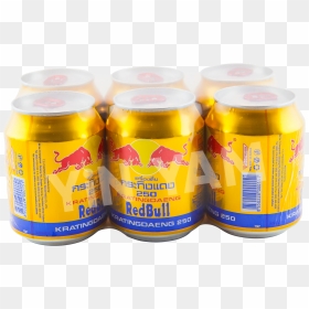 Red Bull Gold Can 250ml Pack Of - Caffeinated Drink, HD Png Download - red bull can png