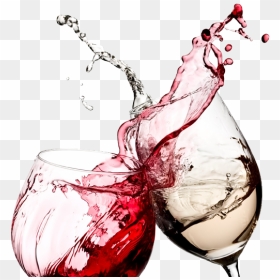 Wine Splashing Out Of Glass, HD Png Download - copas png