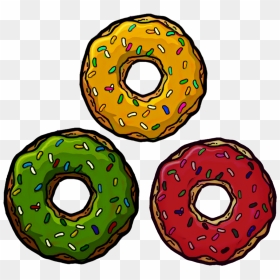 Transparent Donuts Clipart - Sprinkle Donut Drawing, HD Png Download - donut clipart png