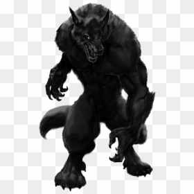 Creatures Transparent Png - Black Werewolf Art, Png Download - chrono trigger png