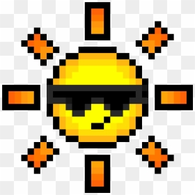 Spreadsheet Pixel Art Emoji, HD Png Download - sun direct png