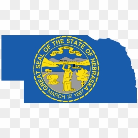 Nebraska State Flag - Circle, HD Png Download - nebraska png