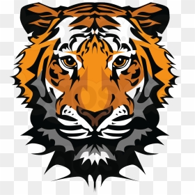 Cartoon Tiger Roaring Clipart , Png Download - Tiger Head Logo Png, Transparent Png - roaring tiger png