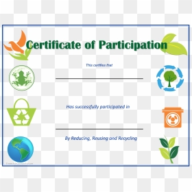 Blank Certificate Template - Eco Club Model Certificates, HD Png Download - blank certificate template png