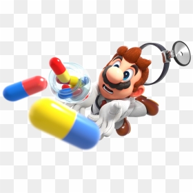 Mario Drops His Meds Like An Idiot By Maxigamer - Transparent Dr Mario Png, Png Download - dr mario png