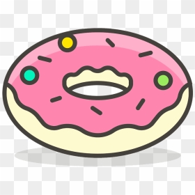 Doughnut Emoji Clipart - Icono Dona, HD Png Download - donut clipart png