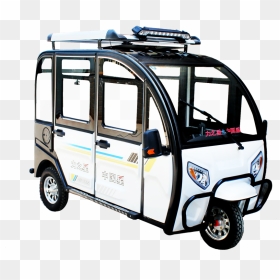 Full Closed Electric Tricycle / Auto Passenger Rickshaw - Compact Van, HD Png Download - passenger auto png