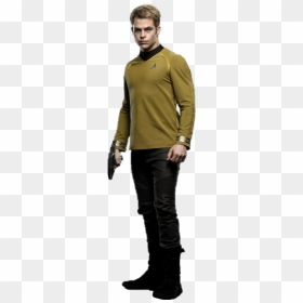 Thumb Image - Kirk Chris Pine Star Trek, HD Png Download - captain kirk png