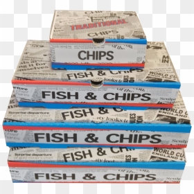 Fish And Chip Packaging Uk, HD Png Download - fish and chips png