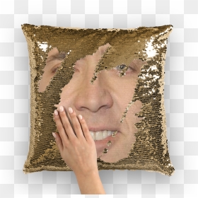 Nicolas Cage Sequin Pillow , Png Download - Nicolas Cage Shrek Pillow, Transparent Png - nick cage png