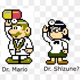 My Attempt At Turning Dr - Doctor Mario Pixel Art, HD Png Download - dr mario png