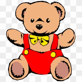 Vector Illustration Of Child"s Stuffed Animal Teddy, HD Png Download - teddy bear vector png