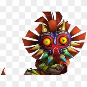 Shadow In His Possible Idle Pose - Majora's Mask Skull Kid Png, Transparent Png - skull kid png