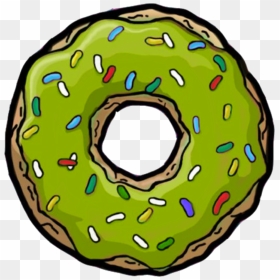 #donuts #donut #defi #scdonuts #donutsgreen #donutsvert - Donuts Simpsons Png, Transparent Png - donut clipart png