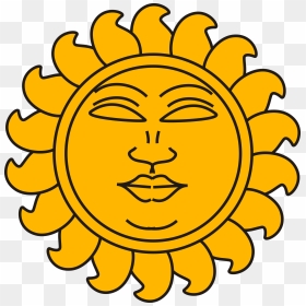 Sun Symbol Clip Arts - Sol Con Ojos Y Boca, HD Png Download - sun symbol png