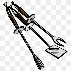 Bar, Cartoon, Tools, Tool, Free, Fork, Barbecue, Grill - Bbq Clip Art, HD Png Download - barbecue grill png