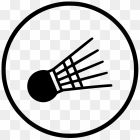 Badminton Drawing Ball Icon - Shuttle Badminton Small Image Png, Transparent Png - badminton icon png