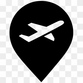 Png File Svg - Airport Logo For Map, Transparent Png - map pointer png