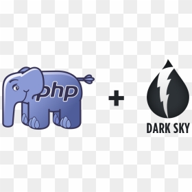 Php Library For The Dark Sky Api - Php Elephant Logo Png, Transparent Png - dark sky png