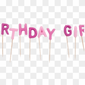 Happy 1st Birthday Girl Picture Techflourish Collections - Transparent Happy Birthday Candles Png, Png Download - 1 st birthday png