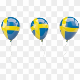 Illustration Of Flag Of Sweden - Cambodia Flag Balloon Png, Transparent Png - air balloons png