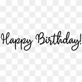 Happy Birthday Word Art Magenta - Design Happy Birthday Word, HD Png Download - happy birthday design png