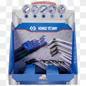 Paper Display Stand For L Type Hex Key Wrench Set King - King Tony, HD Png Download - hole in paper png